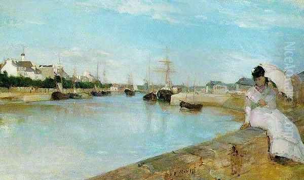 Marine Oil Painting by Berthe Morisot