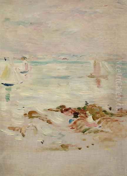 Sailboats 1894 Oil Painting by Berthe Morisot