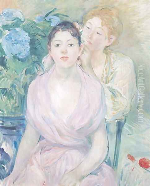 The Hortensia, or The Two Sisters, 1894 by Berthe Morisot