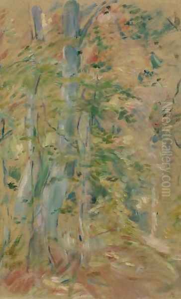 Etude de forêt Oil Painting by Berthe Morisot