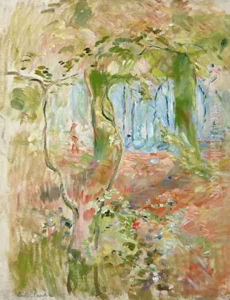 Undergrowth in Autumn 1894 Oil Painting by Berthe Morisot