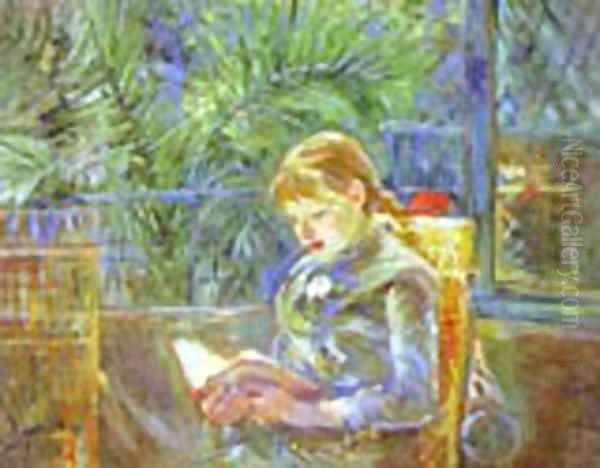 La Lecture (Reading) 1888 Oil Painting by Berthe Morisot