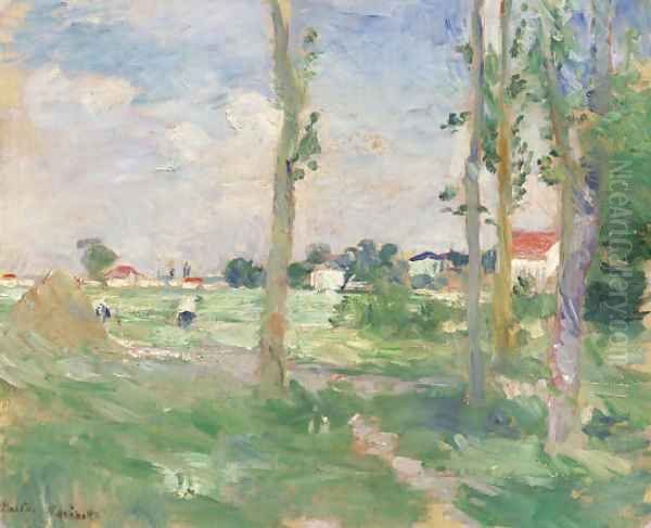 Paysage Oil Painting by Berthe Morisot