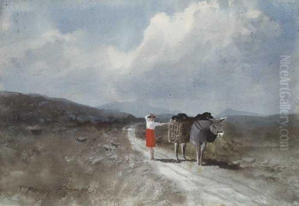 Bringing Home The Turf Oil Painting by William Percy French