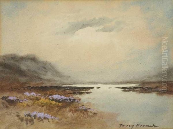 Among The Mourne Mountains Oil Painting by William Percy French