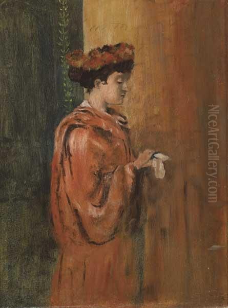 Contemplation Oil Painting by William Percy French