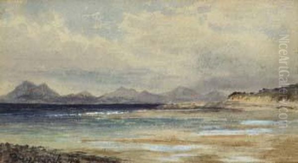 West Coast Of Ireland, County Galway Oil Painting by William Percy French