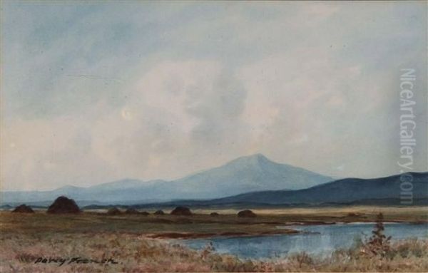 Peat Bogs Oil Painting by William Percy French