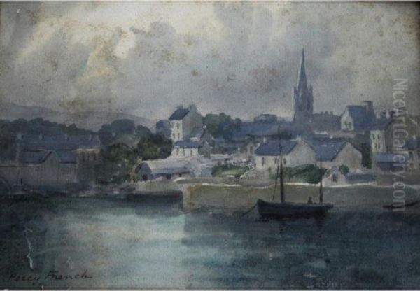 Londonderry Oil Painting by William Percy French