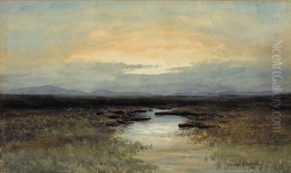 West Of Ireland Landscape Oil Painting by William Percy French