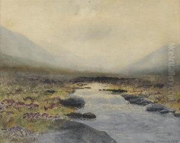 Connemara Oil Painting by William Percy French