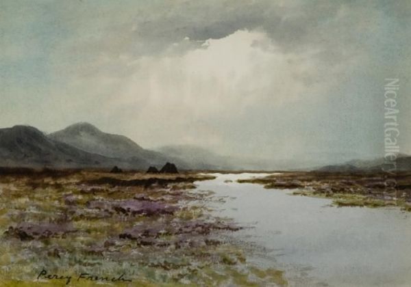 In Connemara Oil Painting by William Percy French