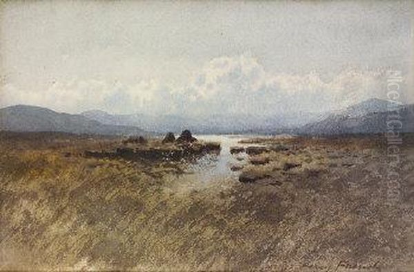 Bog Landscape Oil Painting by William Percy French