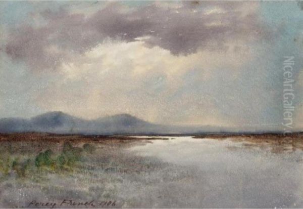 Irish Landscape Oil Painting by William Percy French