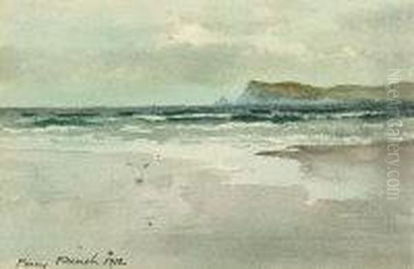 Irelands Eye From Baldoyle, County Dublin Oil Painting by William Percy French