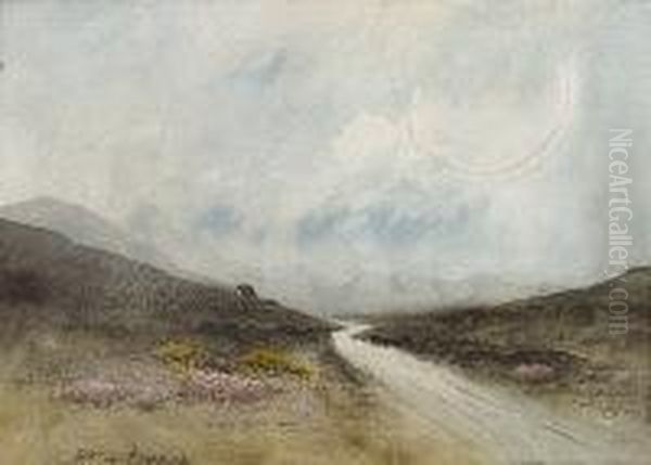 The Road To The Hills Oil Painting by William Percy French