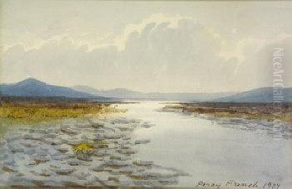 Bog Landscape Oil Painting by William Percy French