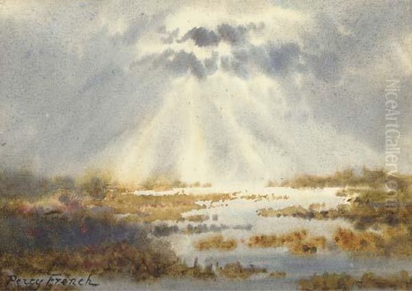 Sunburst Oil Painting by William Percy French