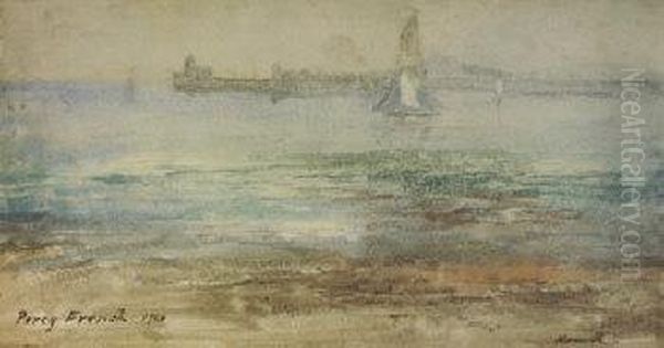 Howth Oil Painting by William Percy French