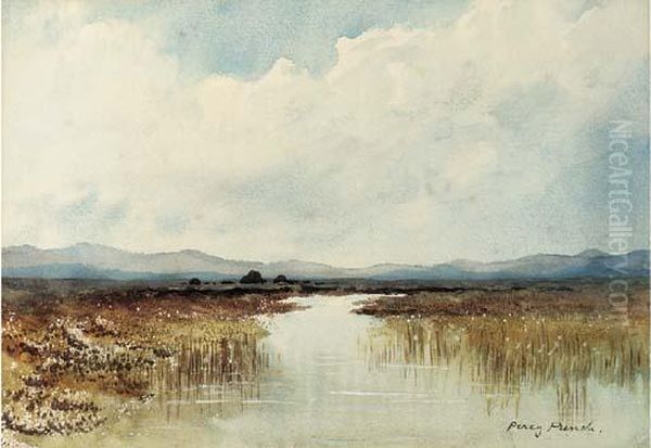 The Clady River Oil Painting by William Percy French