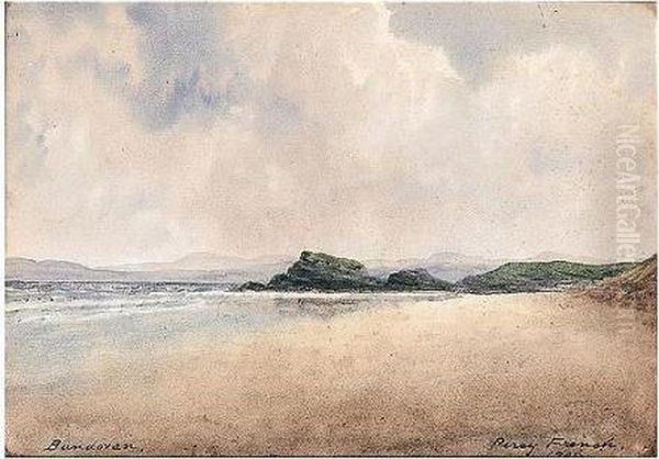 View Of Bundoran Oil Painting by William Percy French