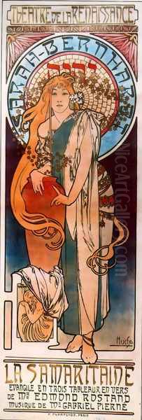 La Samaritaine Oil Painting by Alphonse Maria Mucha