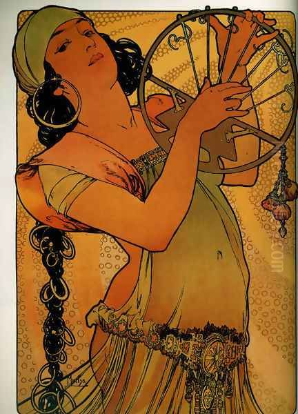 Salome Oil Painting by Alphonse Maria Mucha