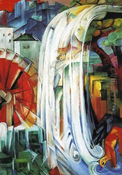 The Enchanted Mill Oil Painting by Franz Marc