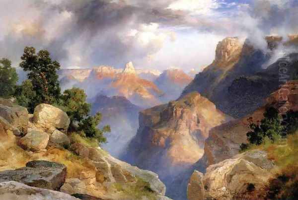 Grand Canyon V Oil Painting by Thomas Moran