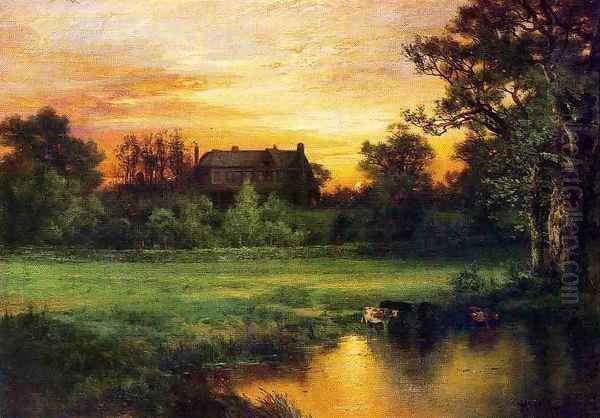 Easthampton Oil Painting by Thomas Moran