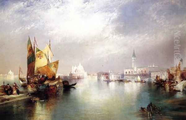 The Splendor Of Venice Oil Painting by Thomas Moran