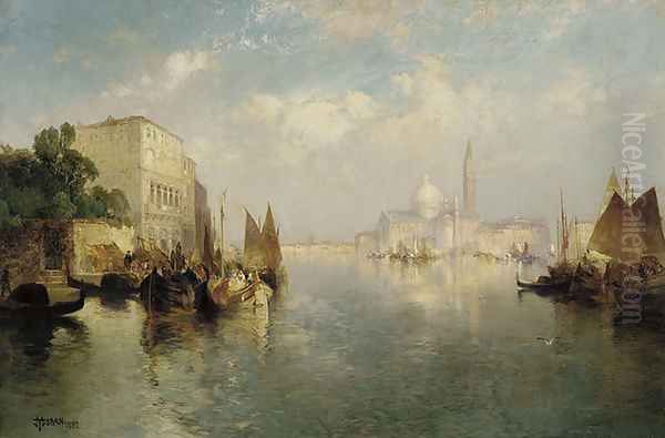 Venice2 Oil Painting by Thomas Moran