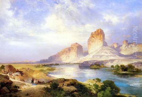 Green River, Wyoming Oil Painting by Thomas Moran