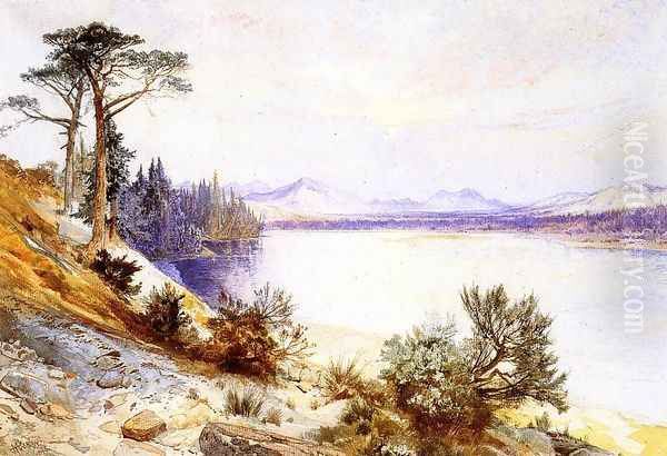 Head Of The Yellowstone River Oil Painting by Thomas Moran