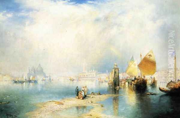 Grand Canal, Venice Oil Painting by Thomas Moran