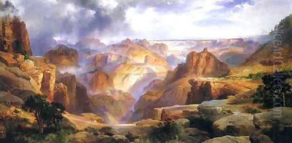 Grand Canyon IV Oil Painting by Thomas Moran