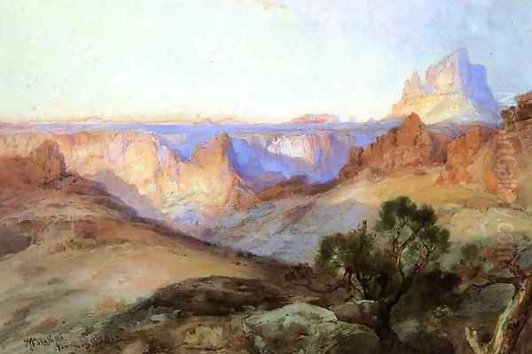 In Southern Utah Oil Painting by Thomas Moran