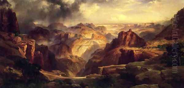 Grand Canyon VII Oil Painting by Thomas Moran