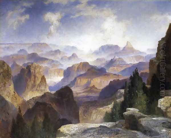 Grand Canyon VI Oil Painting by Thomas Moran