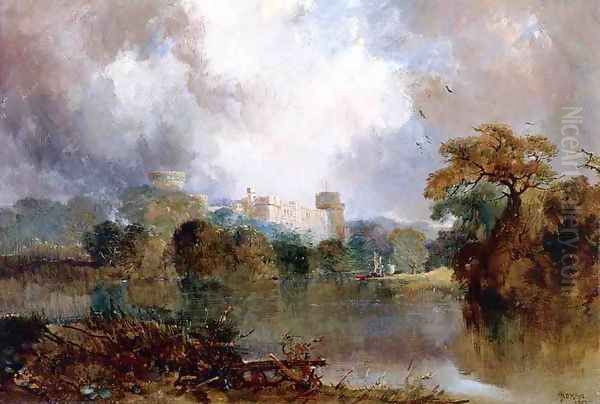 Windsor Castle I Oil Painting by Thomas Moran