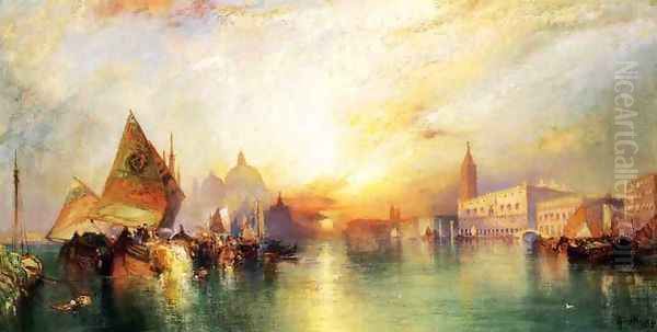 The Gate of Venice Oil Painting by Thomas Moran