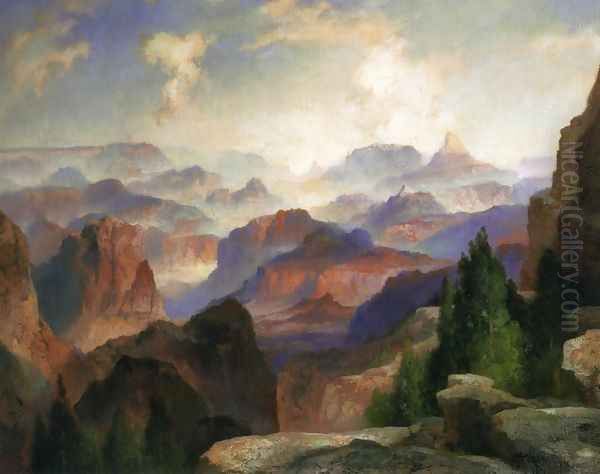 The Grand Canyon I Oil Painting by Thomas Moran