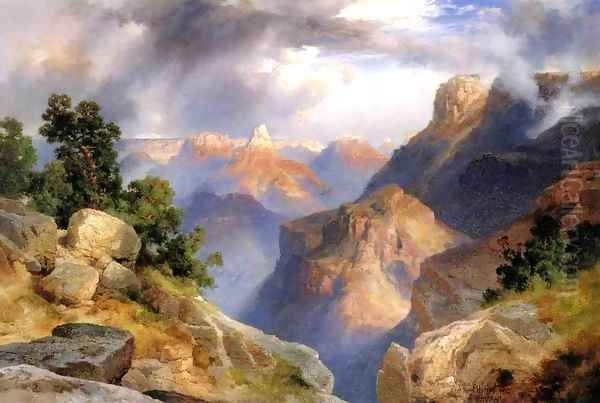 Grand Canyon 1912 Oil Painting by Thomas Moran