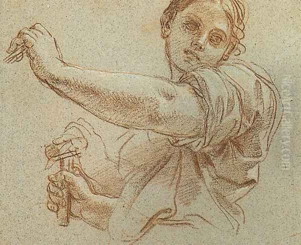 Study for Jael Slaying Sisera Oil Painting by Carlo Maratti