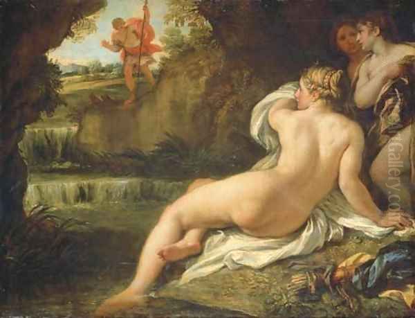 Diana and Actaeon Oil Painting by Carlo Maratti