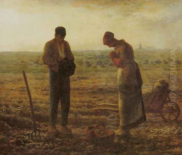 Angelus (Angelus Domini) Oil Painting by Jean-Francois Millet