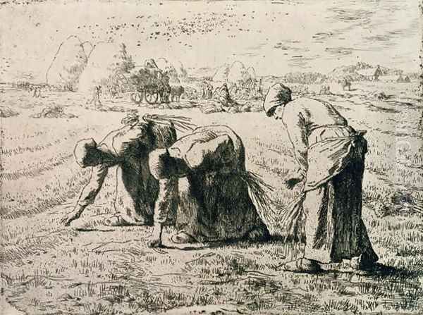 The Gleaners, 1855 Oil Painting by Jean-Francois Millet