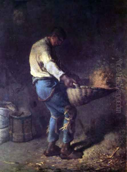 Le vanneur Oil Painting by Jean-Francois Millet