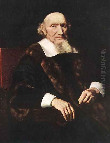 Portrait of Jacob Trip c. 1660 Oil Painting by Nicolaes Maes