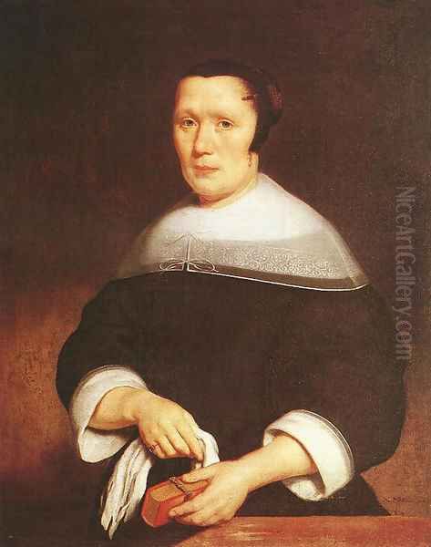 Portrait of a Woman 1667 Oil Painting by Nicolaes Maes